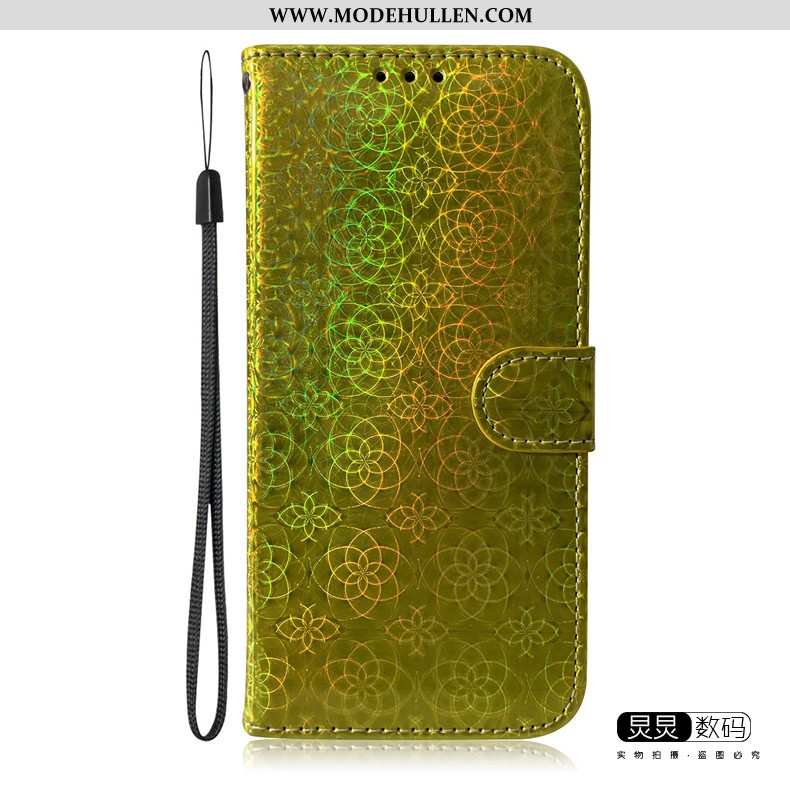 Hülle Huawei P Smart 2020 Schutz Lederhülle Trend Gold Case Silikon