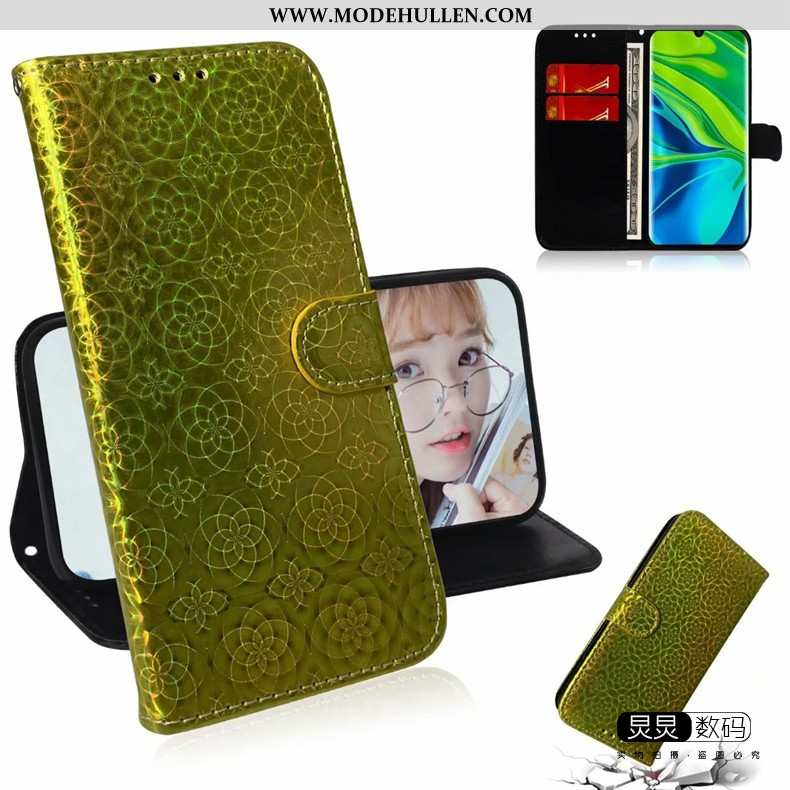 Hülle Huawei P Smart 2020 Schutz Lederhülle Trend Gold Case Silikon