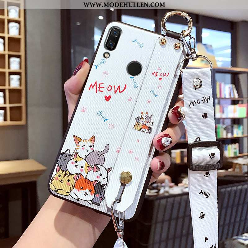 Hülle Huawei P Smart 2020 Silikon Schutz Karikatur Weiche Anti-sturz Case Persönlichkeit Rote