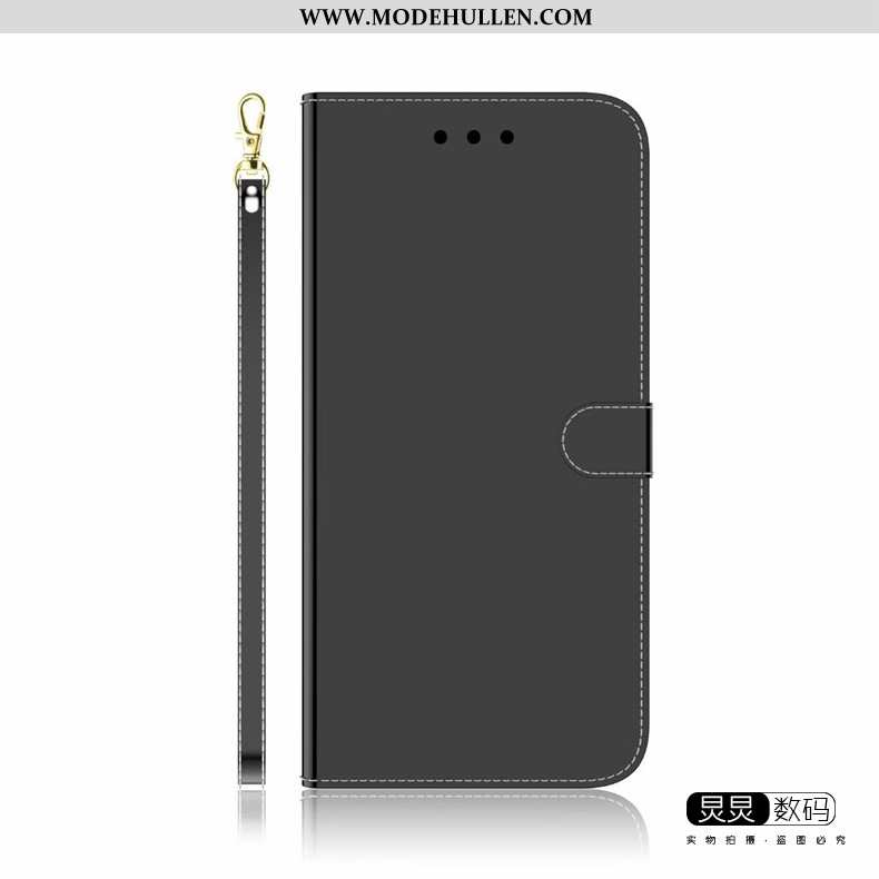 Hülle Huawei P Smart 2020 Trend Schutz Case Grau Lederhülle Handy