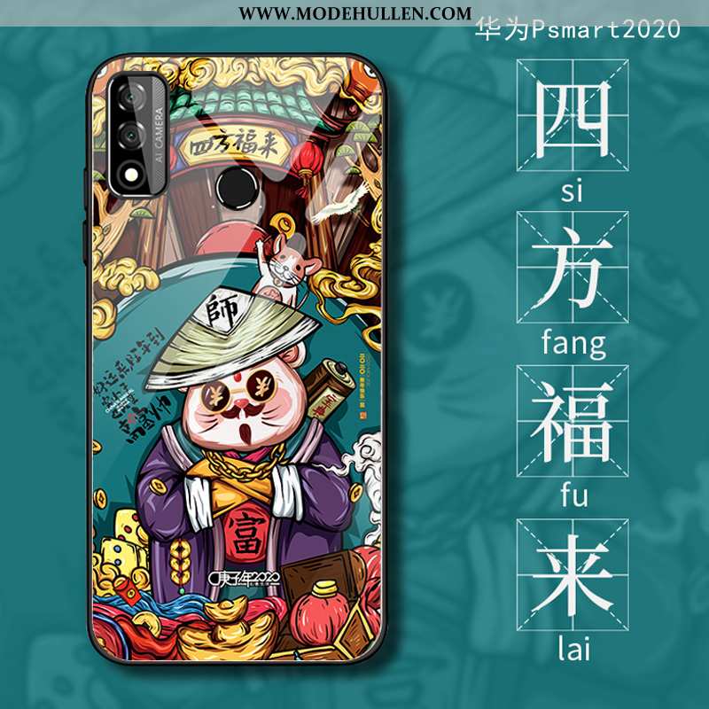 Hülle Huawei P Smart 2020 Trend Weiche Einfassung Case Schutz Silikon Ratte Braun