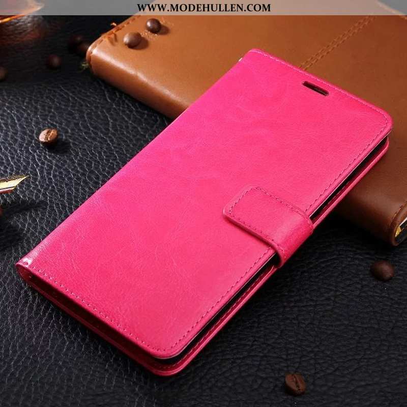 Hülle Huawei P Smart Leder Schutz Handy Jugend Case Schwarz