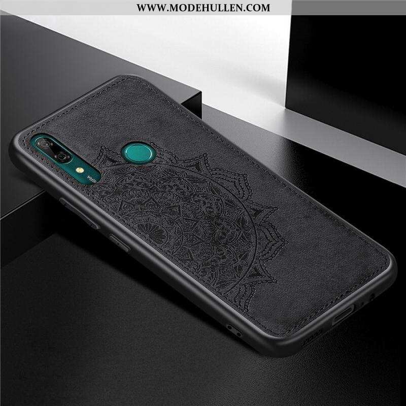 Hülle Huawei P Smart Z Kreativ Muster Stoff Handy Persönlichkeit Einfassung Braun
