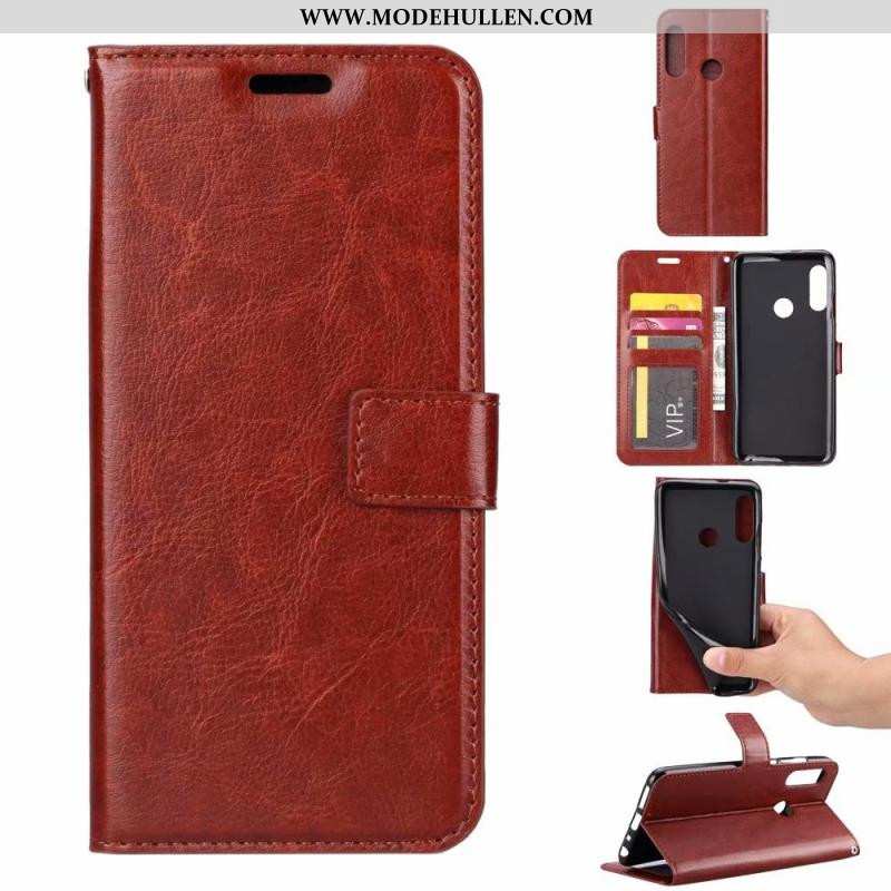 Hülle Huawei P Smart Z Schutz 2020 Handy Case Folio Braun