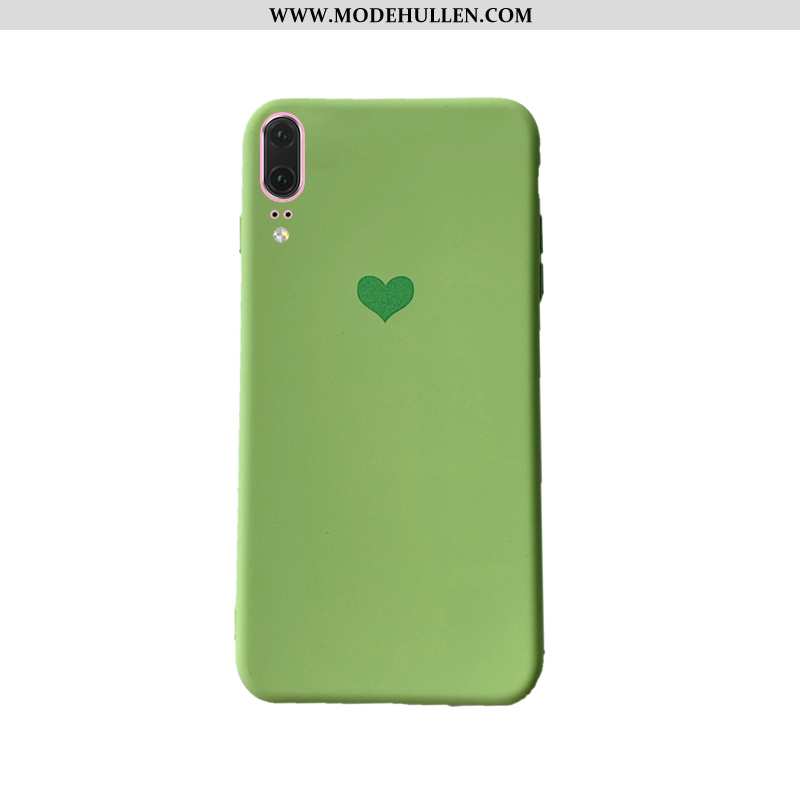 Hülle Huawei P20 Dünne Kreativ Liebe Case Trend Netto Rot Leichtgewicht Grün