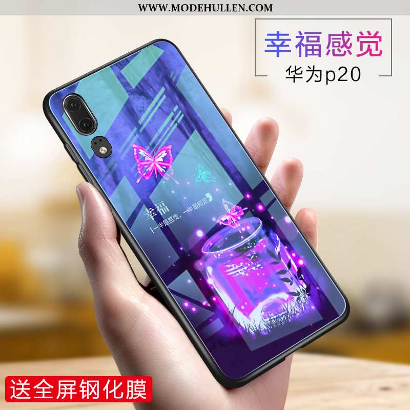 Hülle Huawei P20 Kreativ Trend Handy Anti-sturz Case Lila