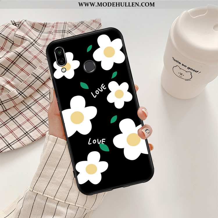 Hülle Huawei P20 Lite Schutz Persönlichkeit Jugend Handy Case Neu Chrysanthemes Schwarz