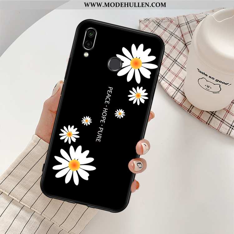 Hülle Huawei P20 Lite Schutz Persönlichkeit Jugend Handy Case Neu Chrysanthemes Schwarz