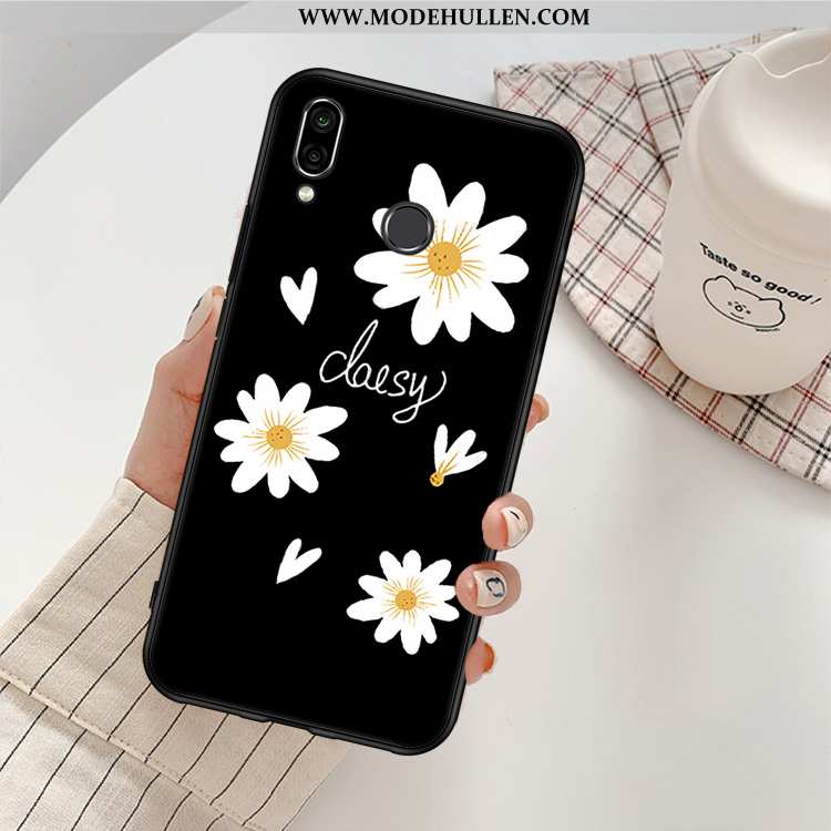 Hülle Huawei P20 Lite Schutz Persönlichkeit Jugend Handy Case Neu Chrysanthemes Schwarz