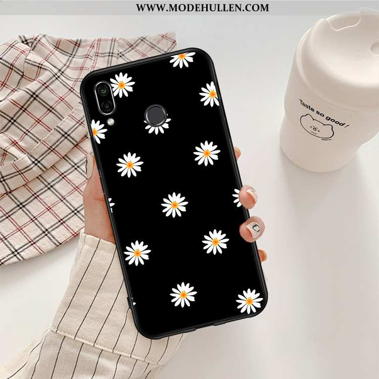 Hülle Huawei P20 Lite Schutz Persönlichkeit Jugend Handy Case Neu Chrysanthemes Schwarz