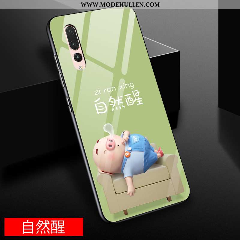 Hülle Huawei P20 Pro Glas Kreativ Case Gelb Schwer Karikatur Gelbe