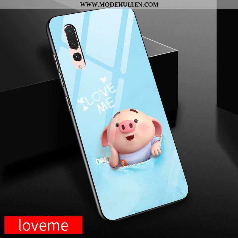 Hülle Huawei P20 Pro Glas Kreativ Case Gelb Schwer Karikatur Gelbe