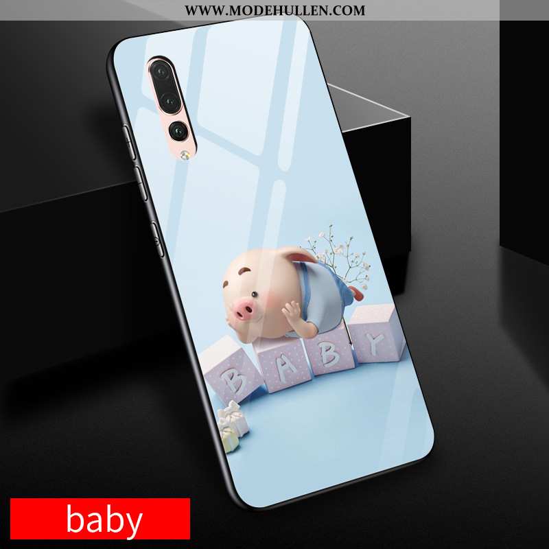 Hülle Huawei P20 Pro Glas Kreativ Case Gelb Schwer Karikatur Gelbe