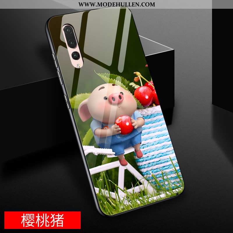 Hülle Huawei P20 Pro Glas Kreativ Case Gelb Schwer Karikatur Gelbe