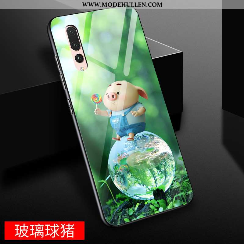 Hülle Huawei P20 Pro Glas Kreativ Case Gelb Schwer Karikatur Gelbe