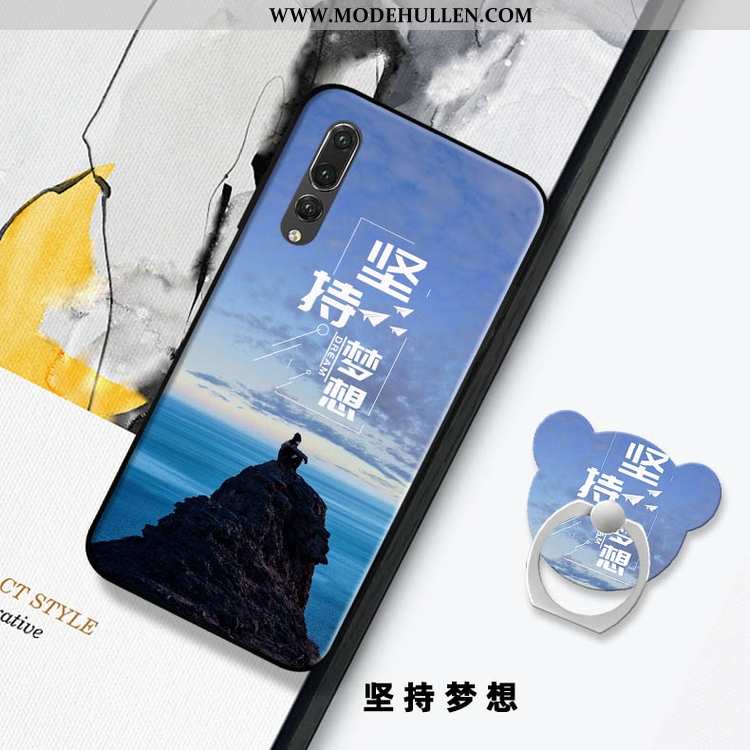 Hülle Huawei P20 Pro Kreativ Karikatur Liebhaber Schutz Halterung Trend Handy Rote