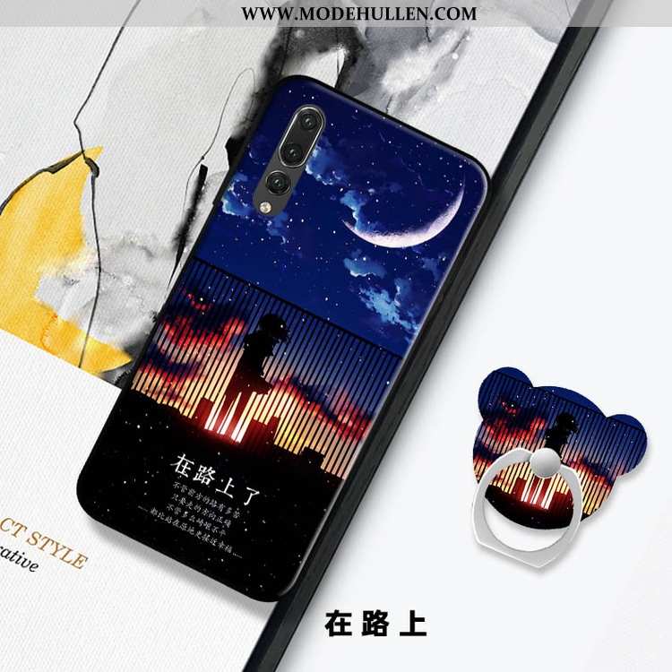 Hülle Huawei P20 Pro Kreativ Karikatur Liebhaber Schutz Halterung Trend Handy Rote