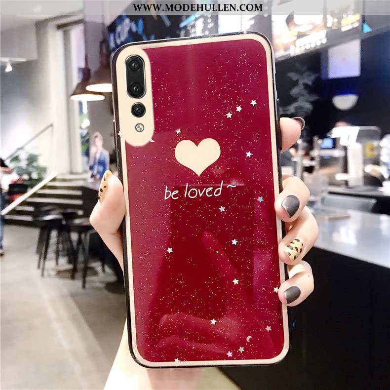 Hülle Huawei P20 Pro Kreativ Liebe Netto Rot Handy Case Grün