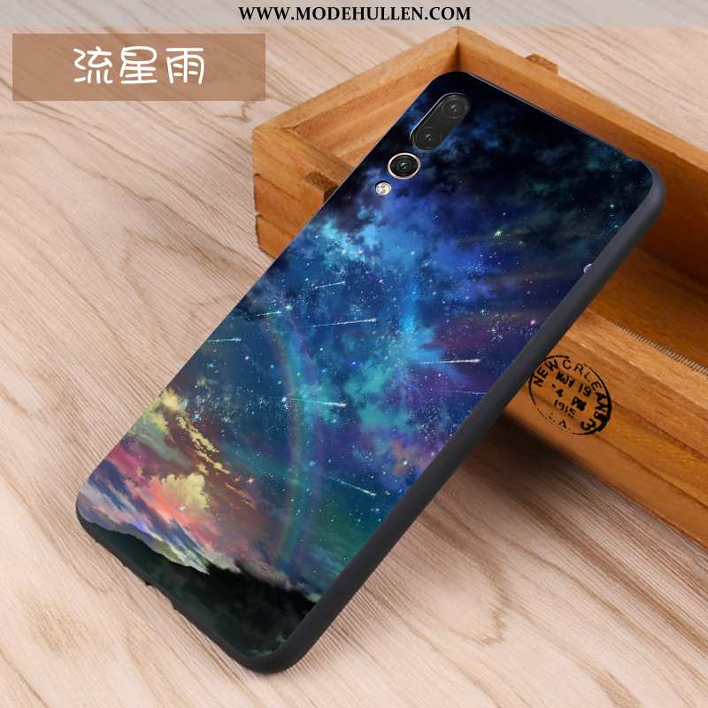 Hülle Huawei P20 Pro Schutz Weiche Handy Alles Inklusive Case Blau