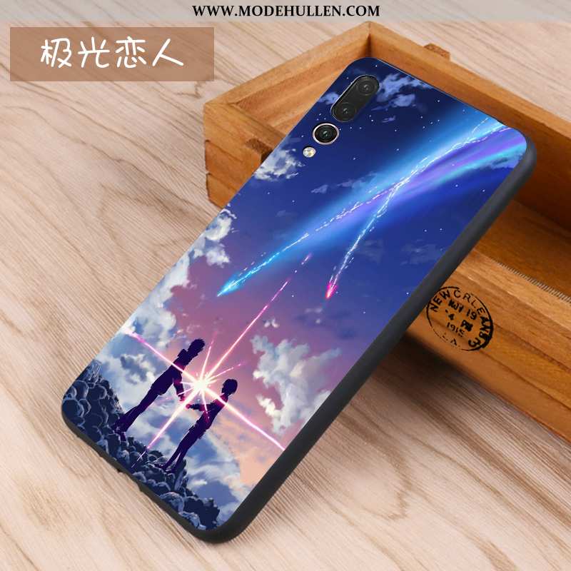 Hülle Huawei P20 Pro Schutz Weiche Handy Alles Inklusive Case Blau