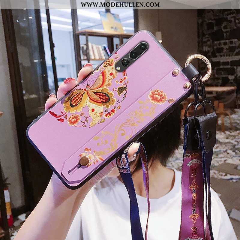 Hülle Huawei P20 Pro Silikon Schutz Netto Rot Weiche Rosa Anti-sturz Persönlichkeit