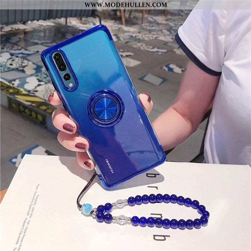 Hülle Huawei P20 Pro Transparent Persönlichkeit Weiche Lila Einfassung Anti-sturz Trend