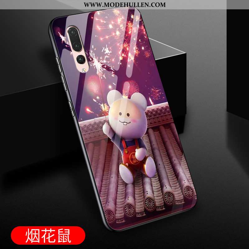 Hülle Huawei P20 Pro Trend Schutz Karikatur Liebhaber Case Alles Inklusive Neu Lila