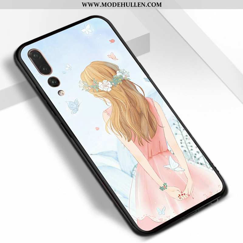 Hülle Huawei P20 Pro Trend Silikon Case Nubuck Anti-sturz Lila Schutz