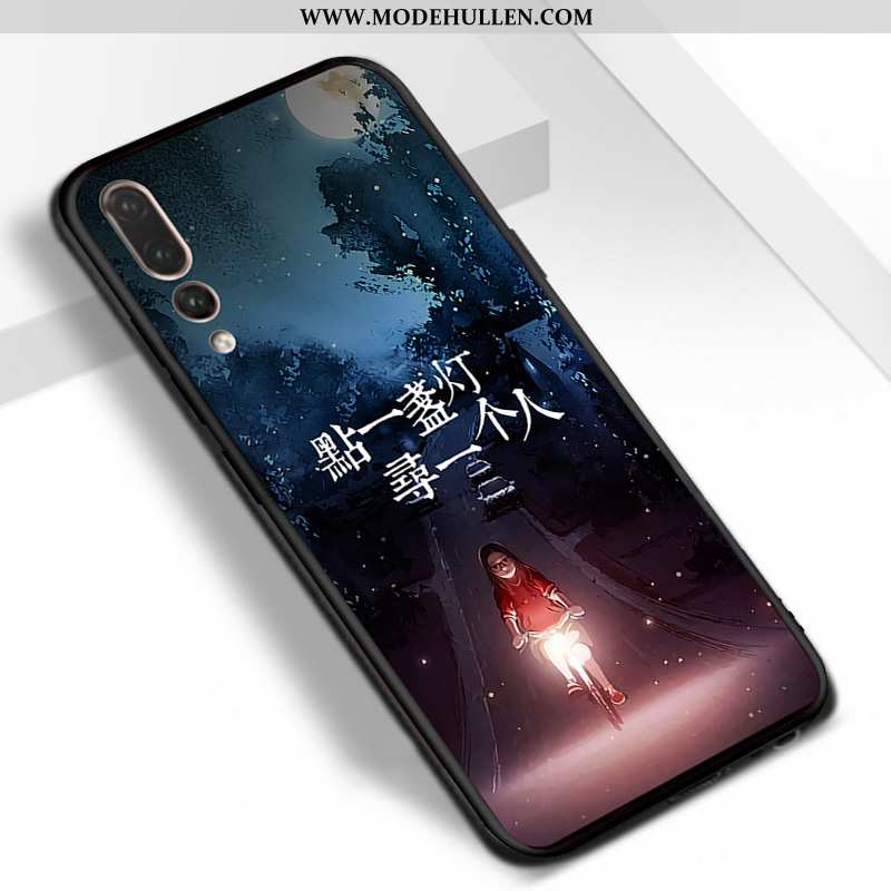 Hülle Huawei P20 Pro Trend Silikon Case Nubuck Anti-sturz Lila Schutz