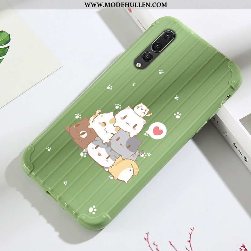 Hülle Huawei P20 Pro Trend Weiche Nette Netto Rot Kreativ Case Alles Inklusive Grün