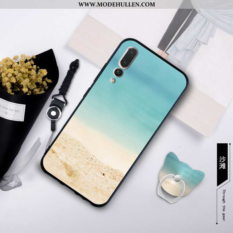 Hülle Huawei P20 Pro Weiche Silikon Weiß Einfach Handy Case Schutz Weiße