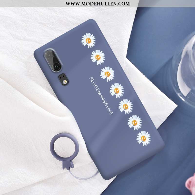 Hülle Huawei P20 Weiche Silikon Handy Trend Neu Case Drache Grün