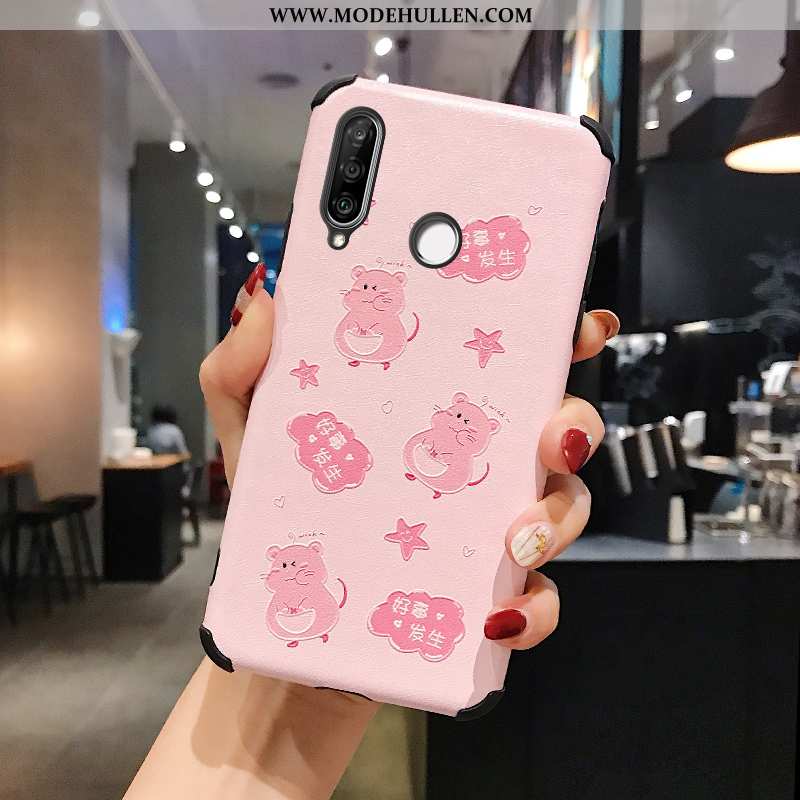 Hülle Huawei P30 Lite Karikatur Nette Anti-sturz Handy Case Neu Grün