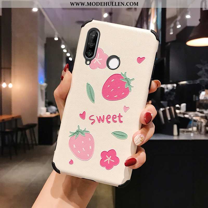 Hülle Huawei P30 Lite Karikatur Nette Anti-sturz Handy Case Neu Grün