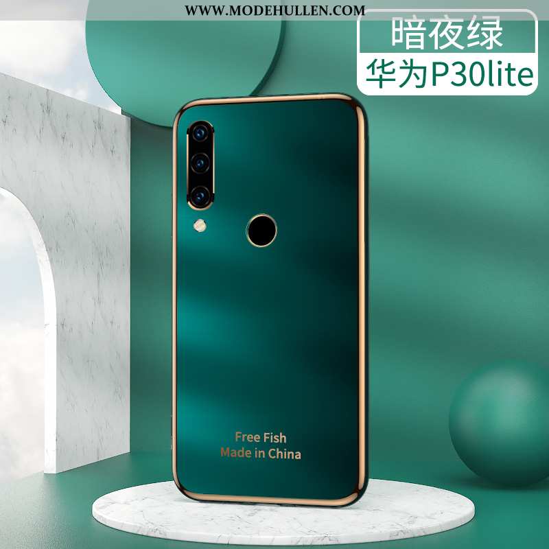 Hülle Huawei P30 Lite Kreativ Trend Licht High-end Einfach Schwer Handy Grau