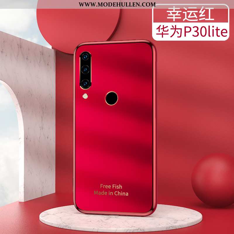 Hülle Huawei P30 Lite Kreativ Trend Licht High-end Einfach Schwer Handy Grau