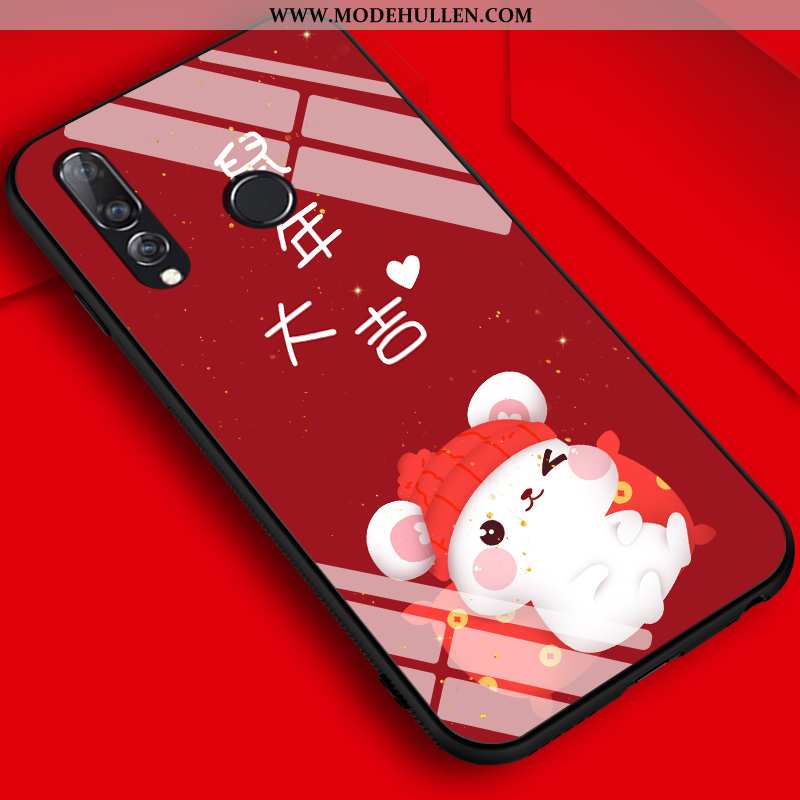 Hülle Huawei P30 Lite Nubuck Persönlichkeit Karikatur Ratte Case Alles Inklusive Neu Rote