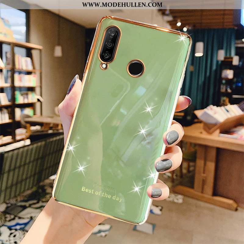 Hülle Huawei P30 Lite Schutz Luxus Case Netto Rot Mini Grau Überzug Grün