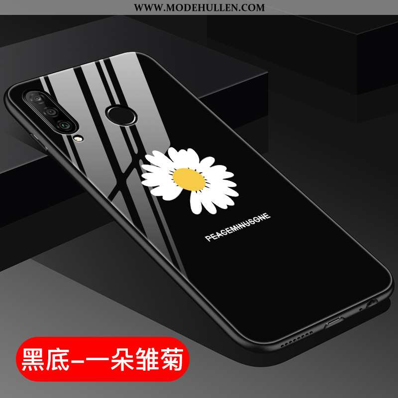 Hülle Huawei P30 Lite Silikon Glas Alles Inklusive Lila Anti-sturz Trend