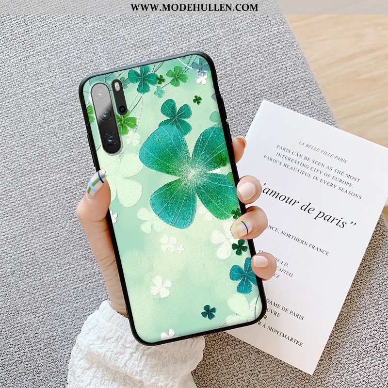 Hülle Huawei P30 Pro Silikon Schutz Dreidimensional Case High-end Handy Grün