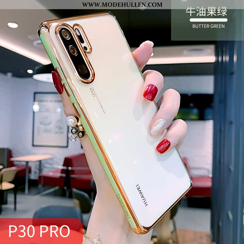 Hülle Huawei P30 Pro Super Weiche Orange Silikon Transparent Alles Inklusive Weiß Weiße