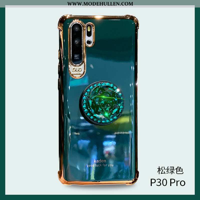 Hülle Huawei P30 Pro Weiche Silikon Schutz Rosa Anti-sturz High-end Weiß Weiße