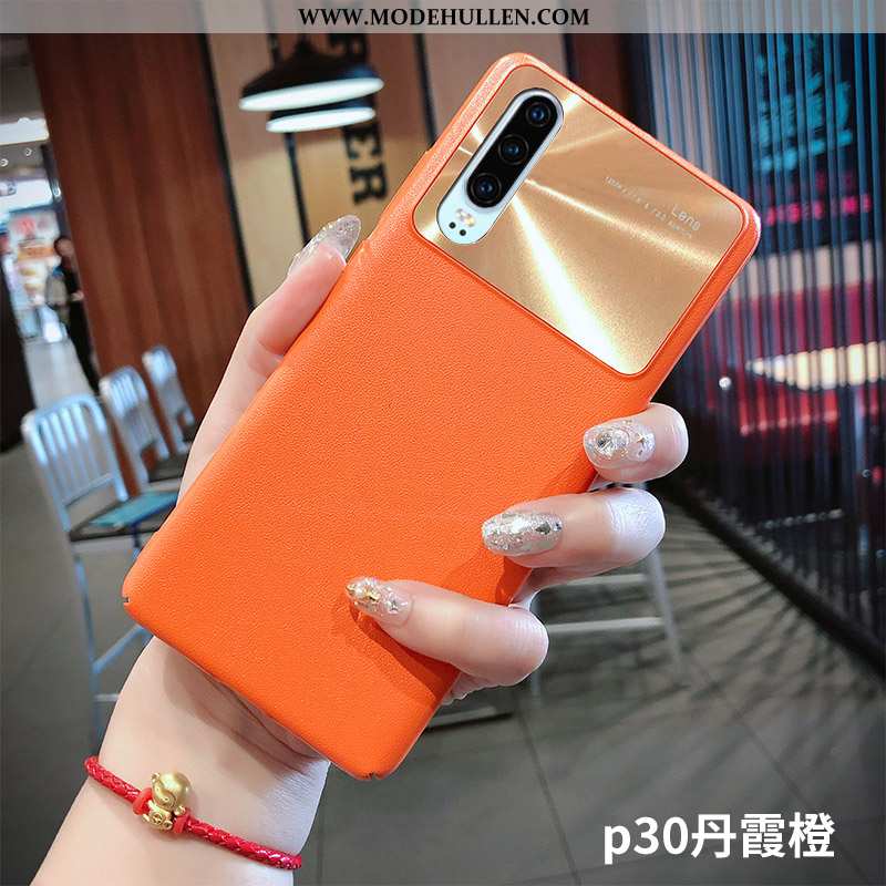 Hülle Huawei P30 Schutz Trend Anti-sturz Wind Orange Dünne Alles Inklusive