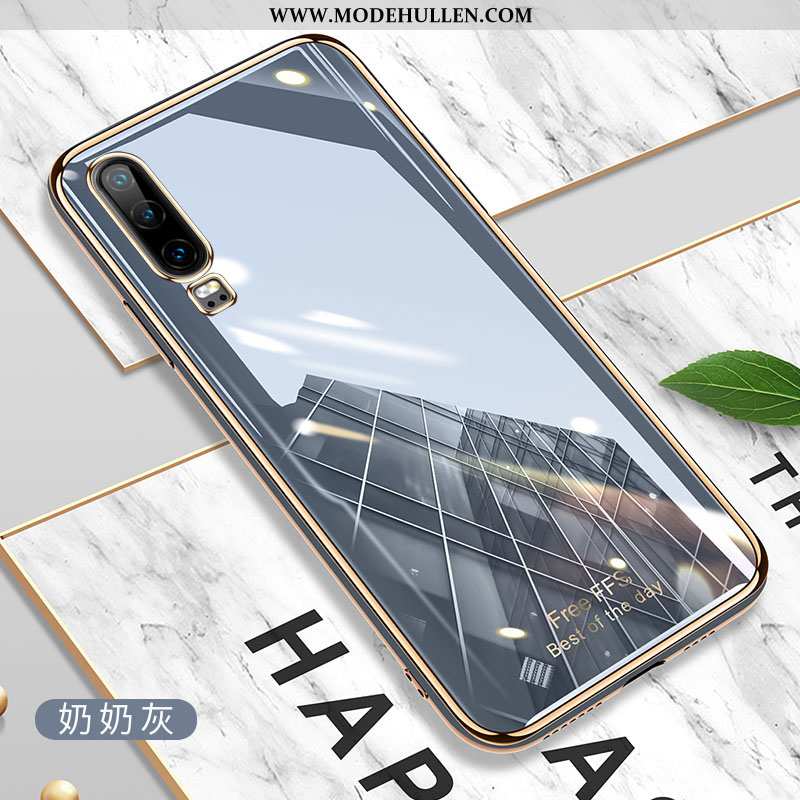 Hülle Huawei P30 Silikon Schutz Anti-sturz Alles Inklusive Licht Weiche Grün