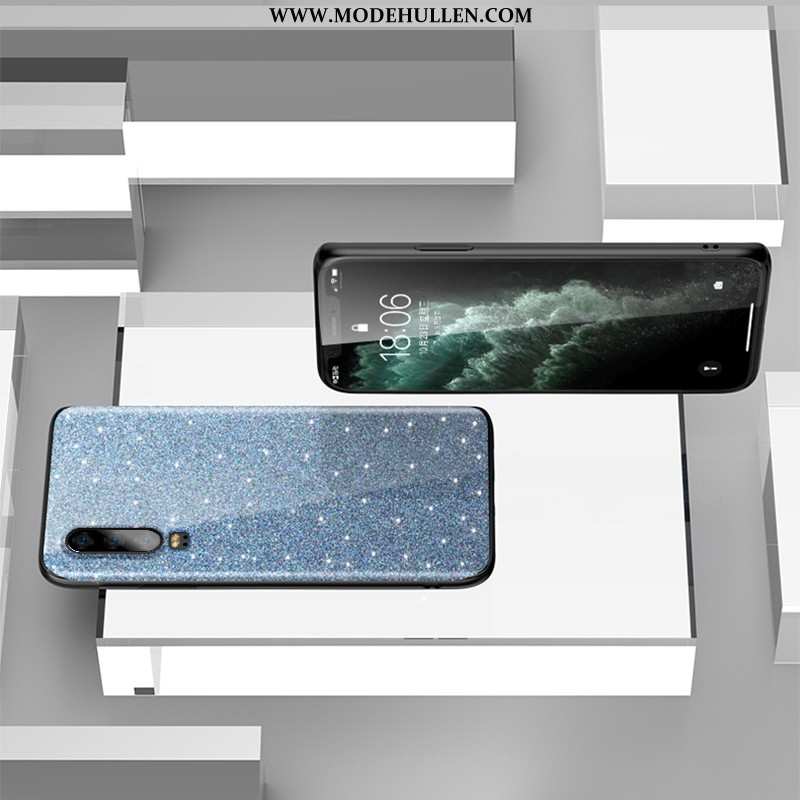 Hülle Huawei P30 Trend Super Kreativ Persönlichkeit Luxus Blau Handy