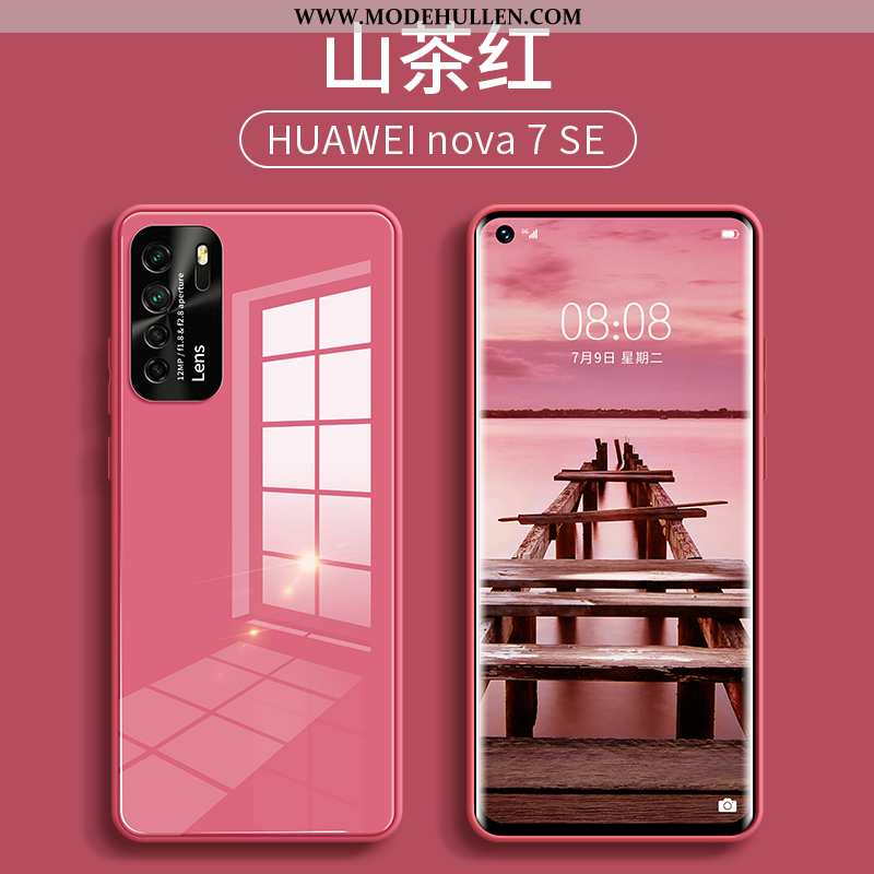 Hülle Huawei P40 Lite 5g Glas Super Handy Rosa High-end Anti-sturz Grün