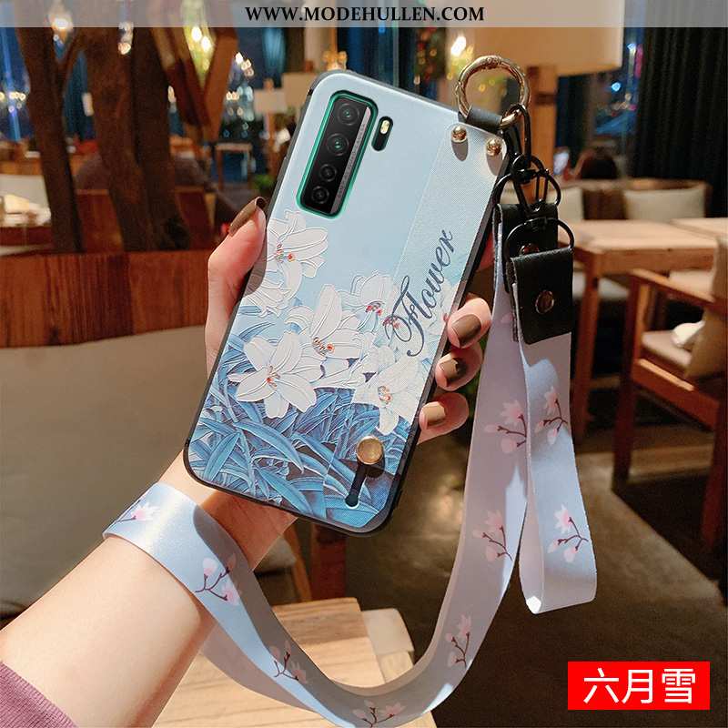 Hülle Huawei P40 Lite 5g Hängende Verzierungen Prägung Schutz Halterung Chinesische Art Anti-sturz W