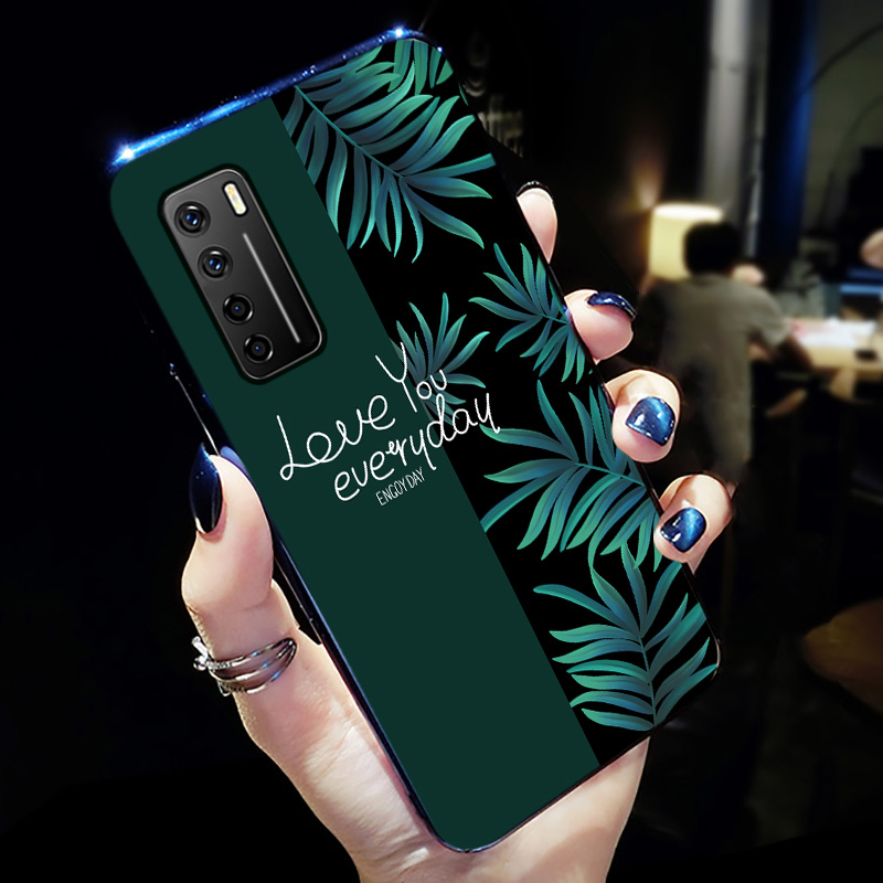 Hülle Huawei P40 Lite 5g Karikatur Trend Schutz Mode Case Neu Grün