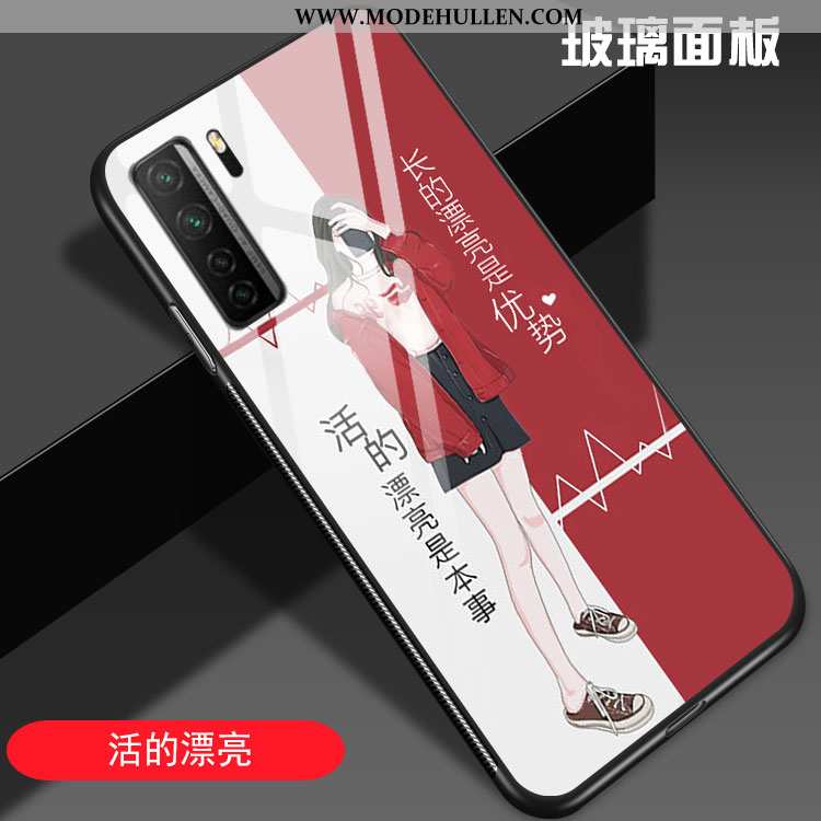 Hülle Huawei P40 Lite 5g Persönlichkeit Kreativ Case Silikon Liebhaber Handy Rote