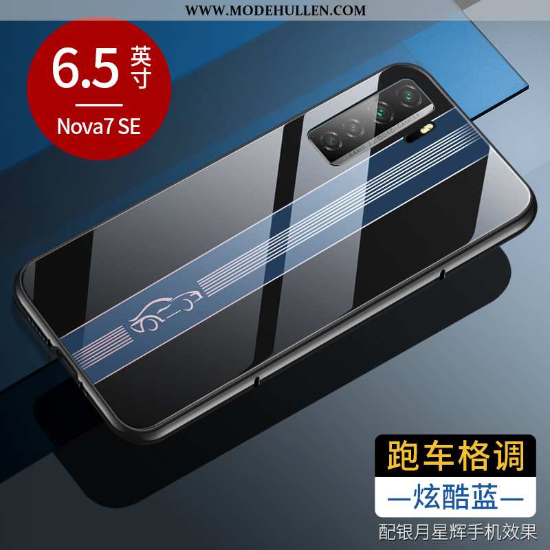 Hülle Huawei P40 Lite 5g Schutz Glas Rot Persönlichkeit Handy Anti-sturz Rote